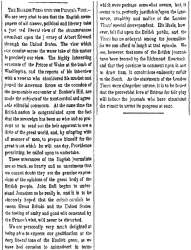 “The English Press Upon the Prince's Visit,” New York Herald, December 2, 1860