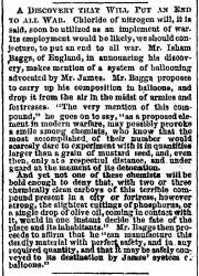 “A Discovery that will put an End to all War,” Boston (MA) Herald, January 5, 1861