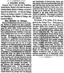 “A Rugged Issue,” Cleveland (OH) Herald, April 5, 1861