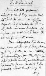 Winfield Scott to Abraham Lincoln, April 15, 1861 (Page 1)