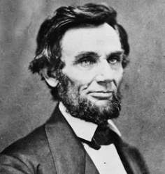 Abraham Lincoln, February 9, 1861, detail