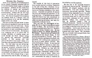 “Bringing Men Together,” New York Times, August 17, 1858