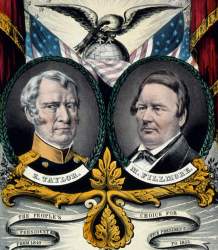 Election of 1848, topic image (Whig Banner)