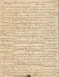 William Elisha Stoker to Elizabeth E. Stoker, November 15, 1862 (Page 1)