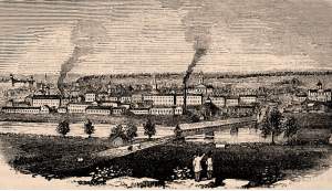 Concord, New Hampshire, 1861, artist's impression