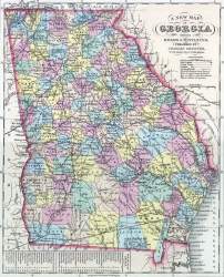 Georgia, 1857, zoomable map