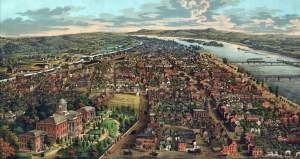 Harrisburg, Pennsylvania, 1855, zoomable cityscape map