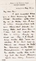 Henry J. Raymond to Abraham Lincoln, August 22, 1864 (Page 1)