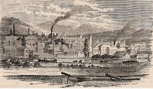 Reading, Pennsylvania, 1861, artist's impression