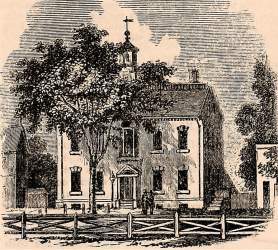 Delaware State House, Dover, Delaware, 1861, artist's impression