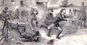"The Tragedy at Christiana," Christiana, Pennsylvania, September 11, 1851, detail