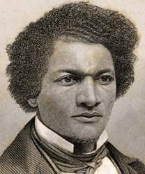 Frederick Douglass, circa 1855, engraving, detail