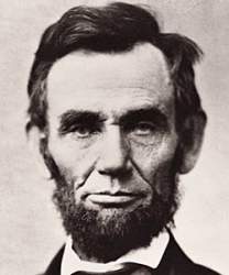 Abraham Lincoln, November 8, 1863, detail
