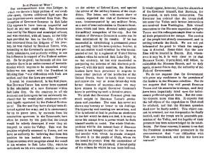 “Is it Peace or War?,” New York Times, June 12, 1858