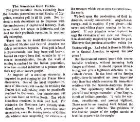 "The American Gold Fields," New York Times, July 2, 1858
