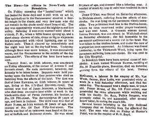"The Heat," New York Times, June 28, 1858