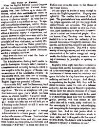 “The Voice of Kansas,” Cleveland (OH) Herald, June 19, 1858