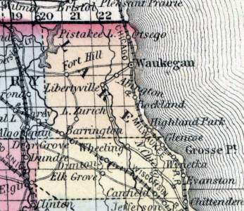 Lake County, Illinois, 1857
