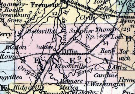 Seneca County, Ohio, 1857