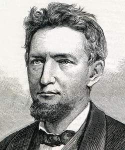 Almon Case, artist's impression, detail