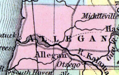 Allegan County, Michigan, 1857