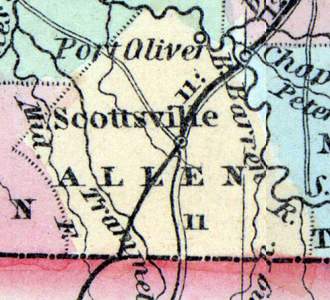 Allen County, Kentucky, 1857