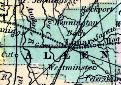 Allen County, Ohio, 1857