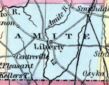 Amite County, Mississippi, 1857