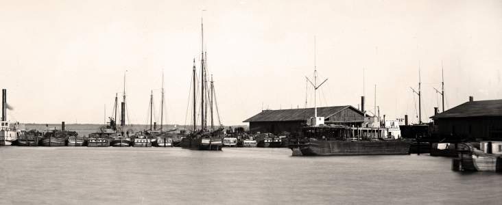 Aquia Creek Landing, Virginia, February 1863, zoomable image