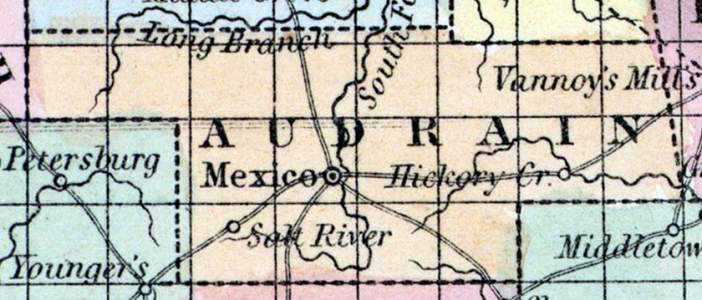Audrain County, Missouri, 1857