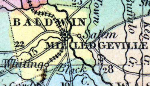 Baldwin County, Georgia, 1857