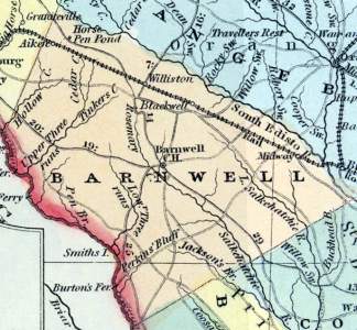 Barnwell District, South Carolina, 1857