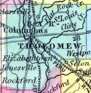 Bartholomew County, Indiana, 1857