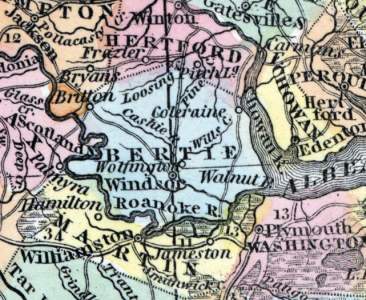 Bertie County, North Carolina, 1857