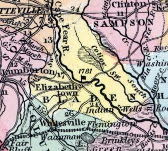 Bladen County, North Carolina, 1857