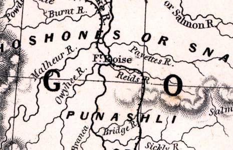 Boise area, Nebraska Territory, 1857