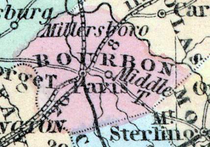 Bourbon County, Kentucky, 1857