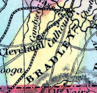 Bradley County, Tennessee, 1857