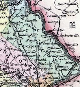 Bucks County, Pennsylvania, 1857