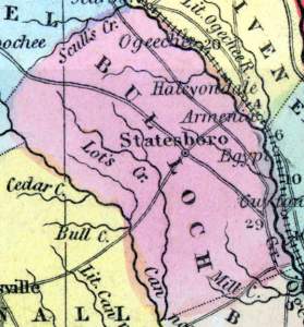 Bulloch County, Georgia, 1857