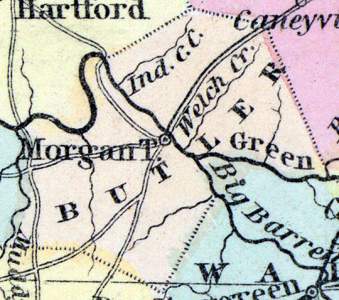 Butler County, Kentucky, 1857