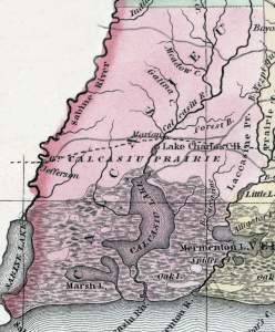 Calcasieu Parish, Louisiana, 1857