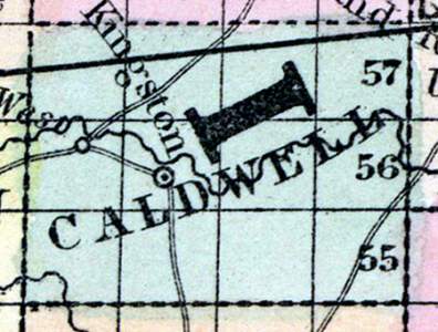 Caldwell County, Missouri, 1857
