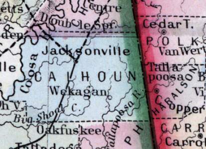 Calhoun County, Alabama, 1857