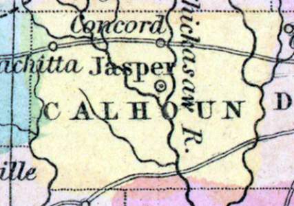 Calhoun County, Georgia, 1857