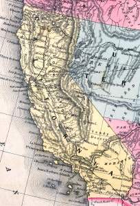 California, 1857, zoomable map