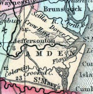 Camden County, Georgia, 1857