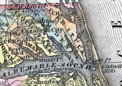 Camden County, North Carolina, 1857