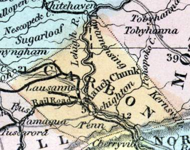 Carbon County, Pennsylvania, 1857