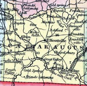 Cattaraugus County, New York, 1857